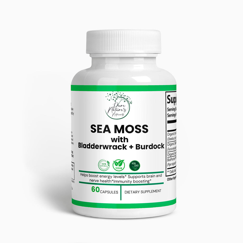 Sea Moss with Bladderwrack & Burdock Root