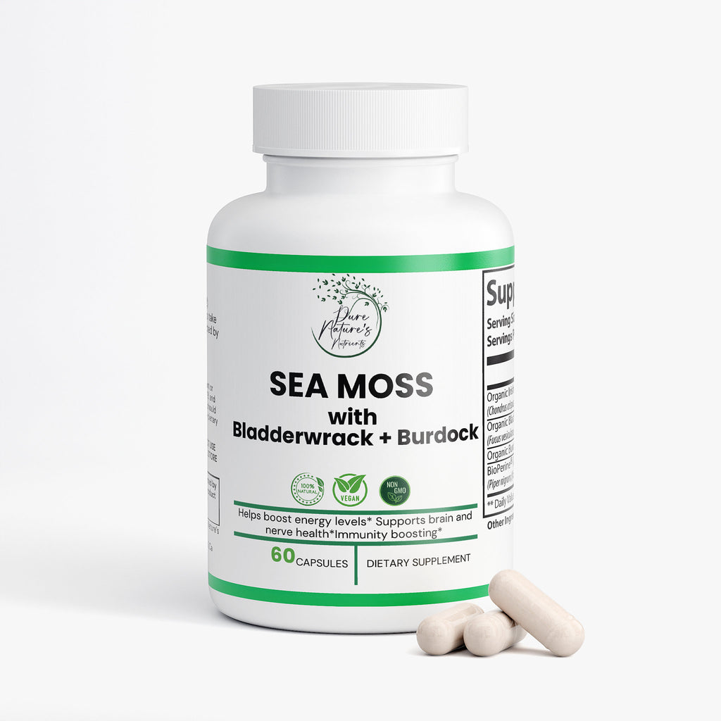Sea Moss with Bladderwrack & Burdock Root
