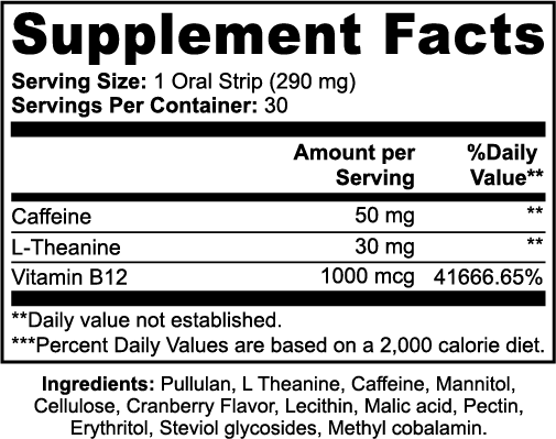 B-12 Pure Energy Strips